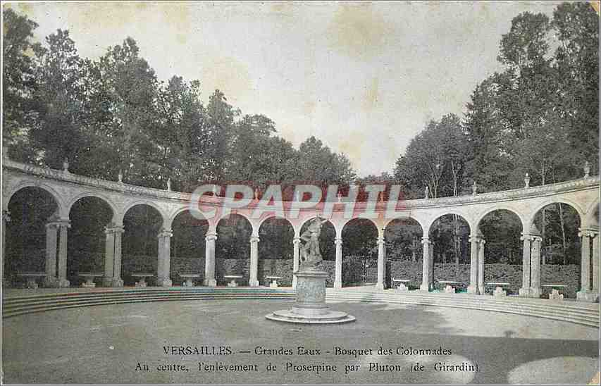 CPA Versailles Grandes Eaux Bosquet des Colonnades 