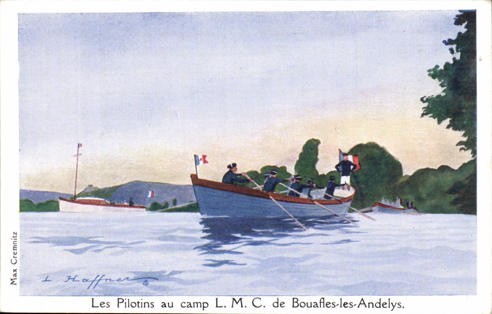 Les Pilotins au camp L.M.C. de Bouafles-les-Andelys — Max Cremnitz
