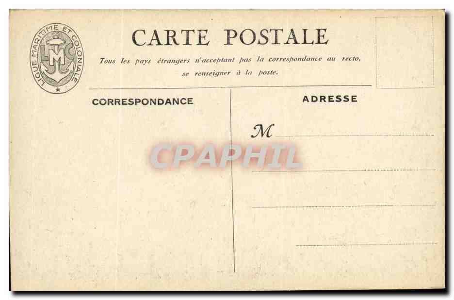 Illustrateur CPA Bateau Boat Le croiseur Foch — Verso