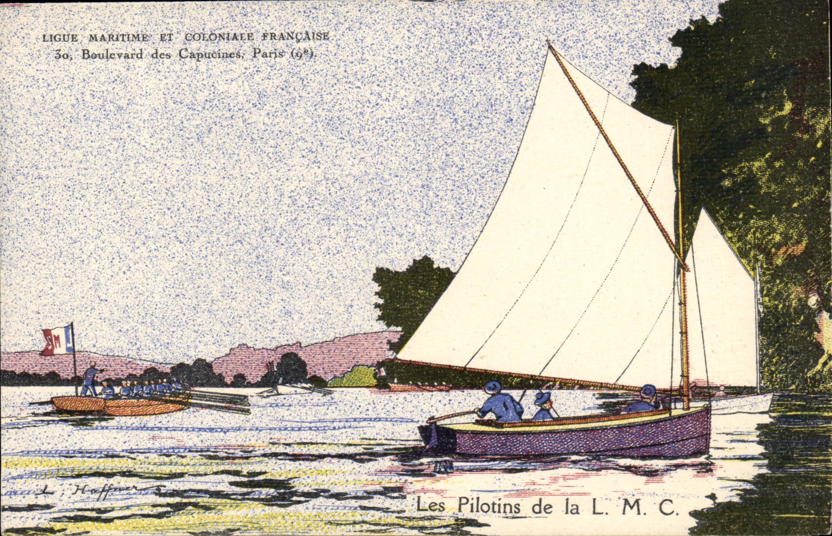 Les Pilotins de la L.M.C. — Ligue Maritime et Coloniale Française — L. Hoffner