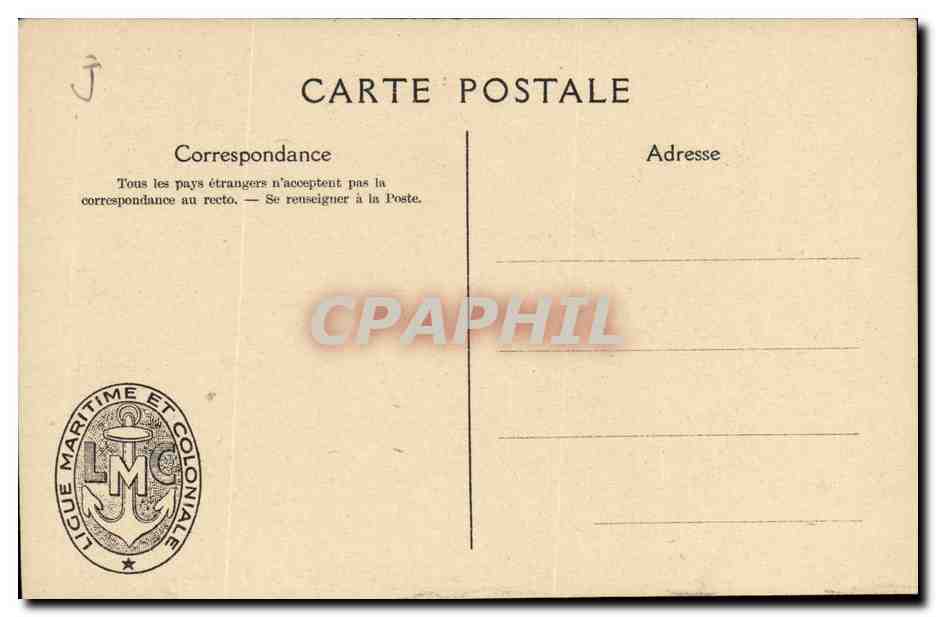 Les Pilotins de la L.M.C. — Ligue Maritime et Coloniale Française — L. Hoffner — Verso