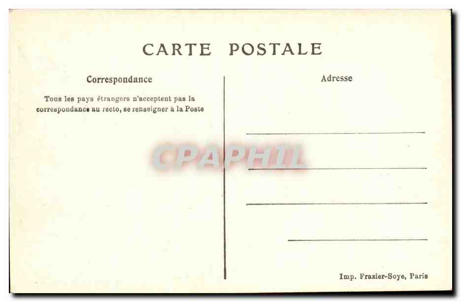 Illustrateur CPA Bateau Boat La marine francaise Cuirasses — Verso