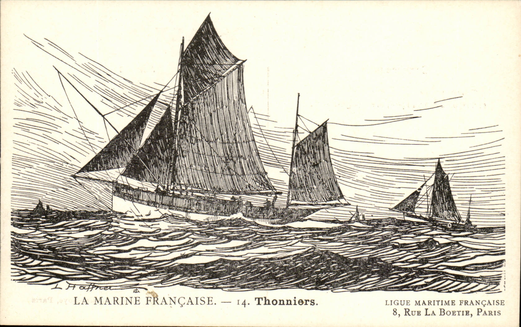 La Marine Française — 14. Thonnières — Ligue Maritime Française
