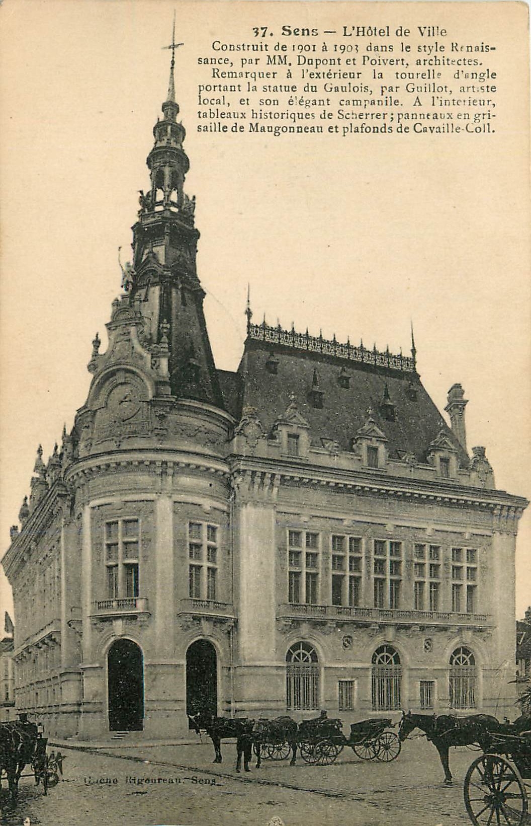 CPA Sens L'Hotel de Ville 
