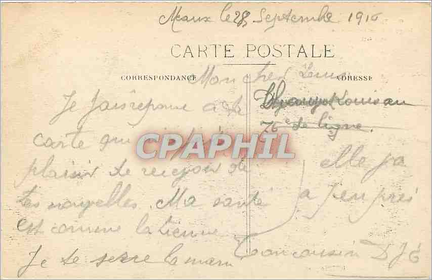 CPA Dijon Porte Saint Pierre et Allees du Parc  — Verso