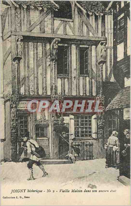 CPA Joigny historique Vieille Maison dans son ancien etat