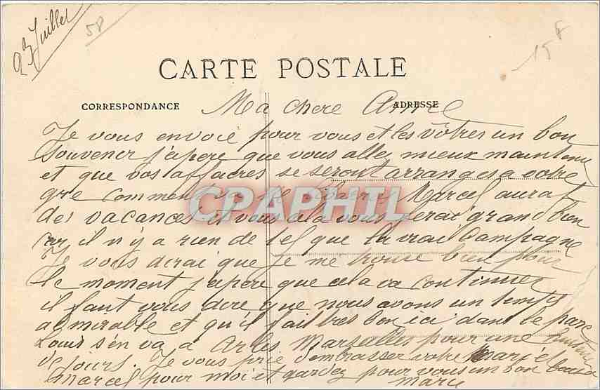 SAINT-HONORÉ-les-BAINS — Sous-Bois derrière l'Établissement — n°3179 — Reverso