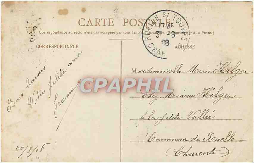 CPA Les Coins de Dijon L'Arqueleuse  — Rückseite