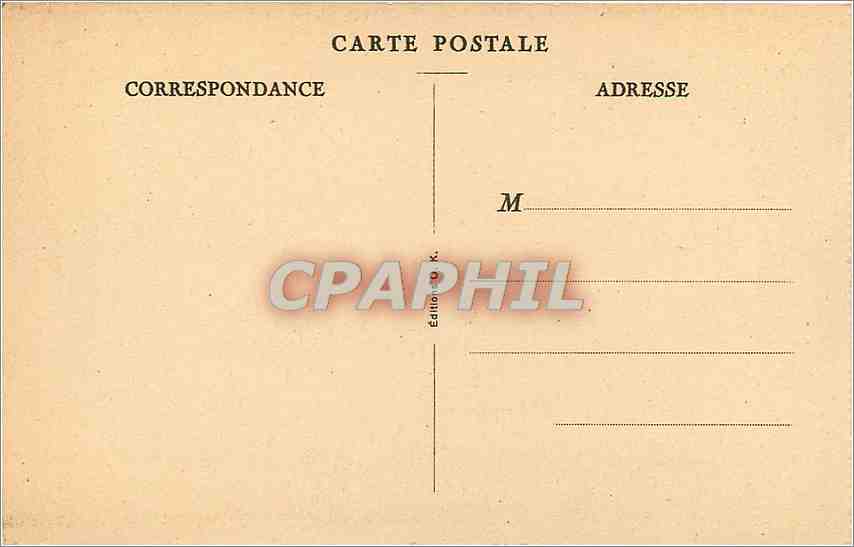 CPA Vezelay Cours Bouveau et Tour Rouge  — Rückseite