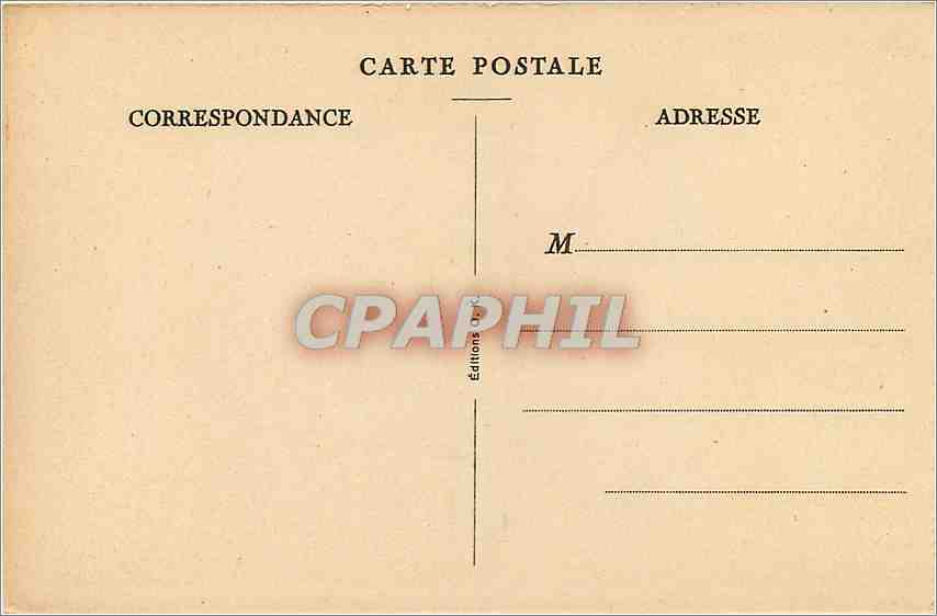 CPA Vezelay Basilique de la Madeleine Cote Nord  — Rückseite