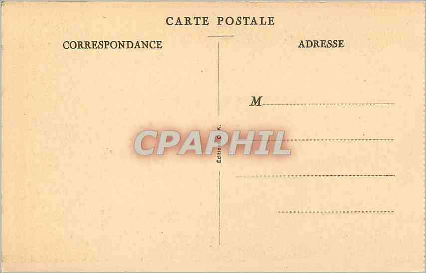 CPA Vezelay Cours Bouveau et Tour Rouge  — Rückseite