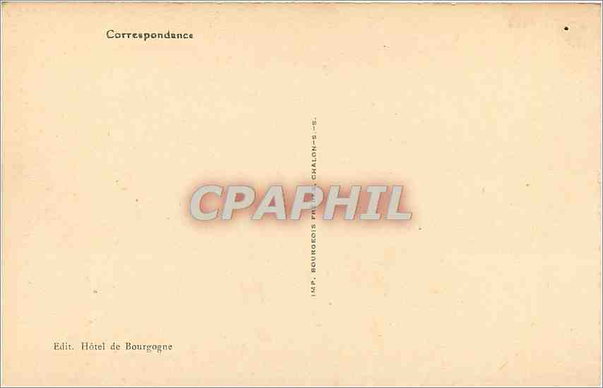 CPA Cluny Porte d'Entree de la Chapelle  — Rückseite