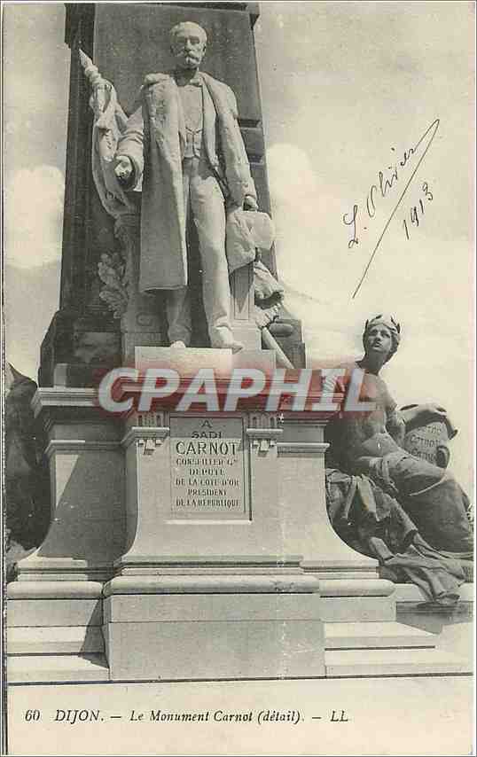 CPA Dijon Le Monument Carnot 