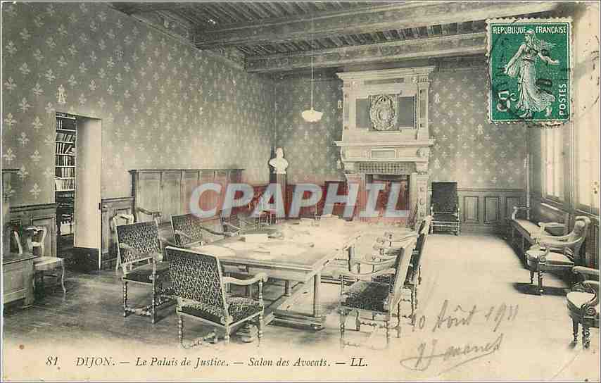 CPA Dijon Le Palais de Justice Salon des Avocats 