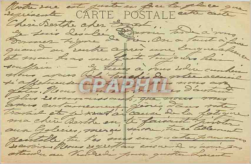 CPA Dijon Monument Piron Au Vieux Chene — Rückseite