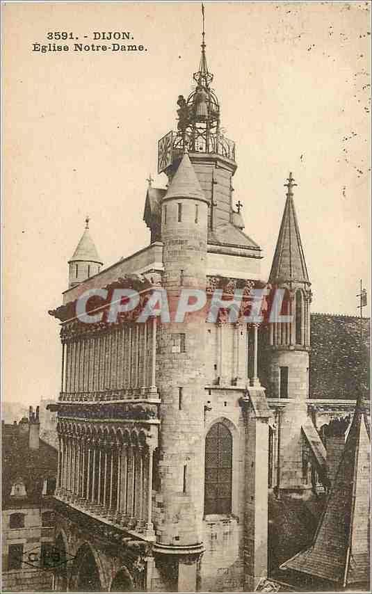 CPA Dijon Eglise Notre Dame 