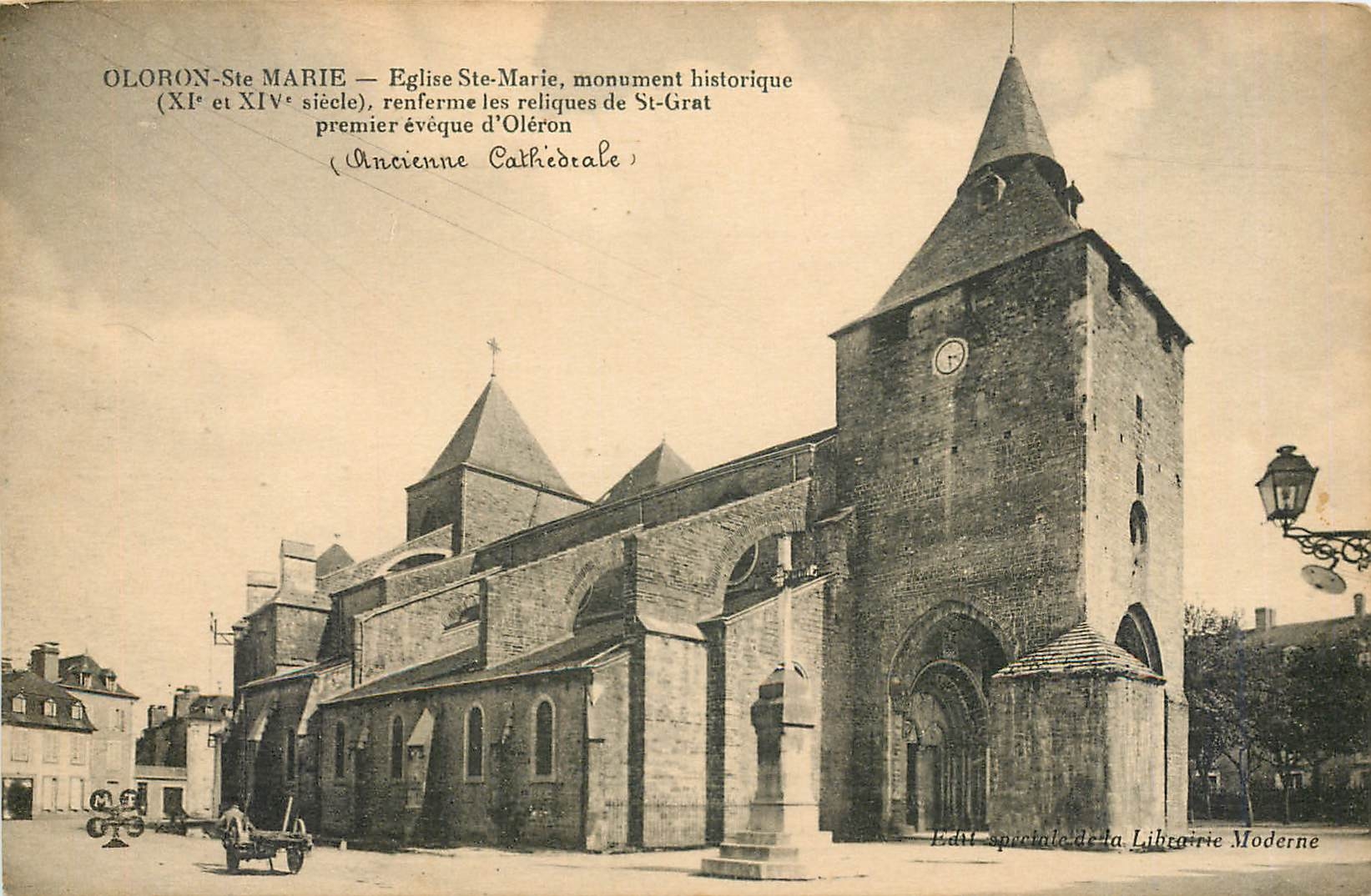 CPA Oloron Ste Marie Eglise Ste Marie 