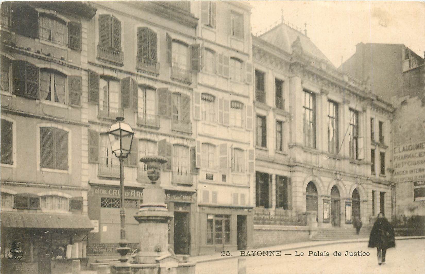 CPA Bayonne Le Palais de Justice 