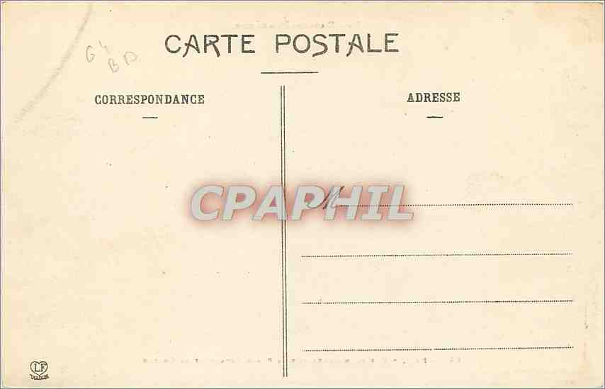 CPA Pau Vue Plongeante sur la Place Royale et la Chaine  — Rückseite