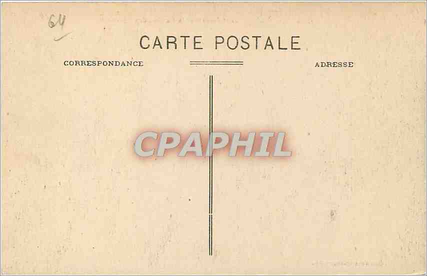 CPA Pau Place Royale et la Chaine des Pyrenees  — Verso