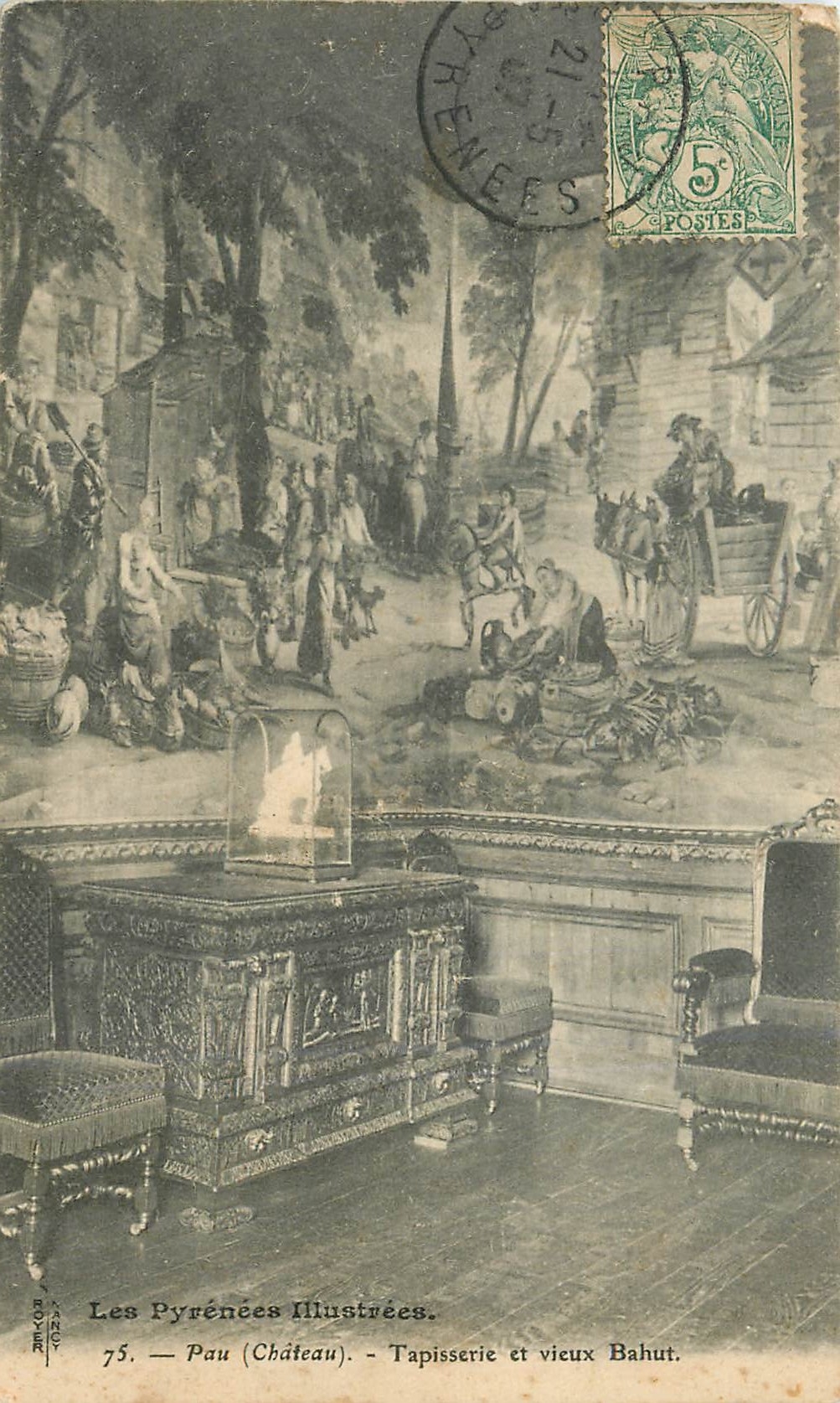 Pau (Château) — Tapisserie et vieux Bahut — Les Pyrénées Illustrées, n°75