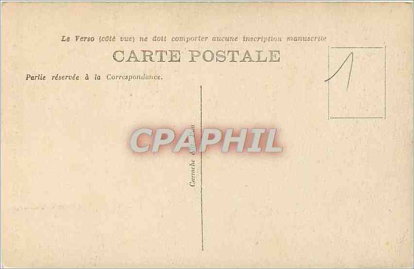 CPA Pau BP La Fontaine Gabard au parc Beaumont — Verso