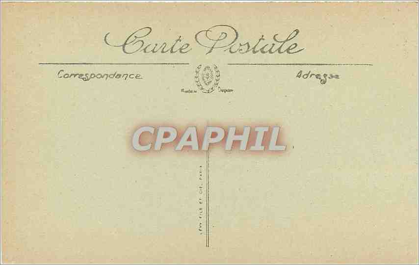 CPA Biarritz Port des Pecheurs Eglise Sainte Eugenie et Hotel d'Angleterre  — Verso