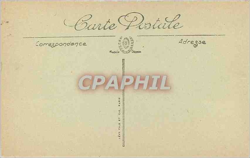 CPA Biarritz Les Falaises et le Phare  — Verso