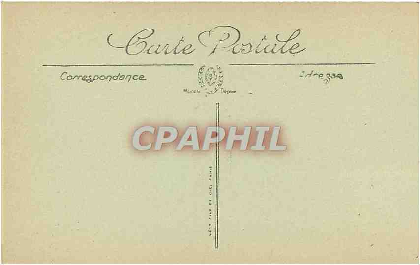 CPA Biarritz Le Chateau de la Reine Nathalie  — Verso