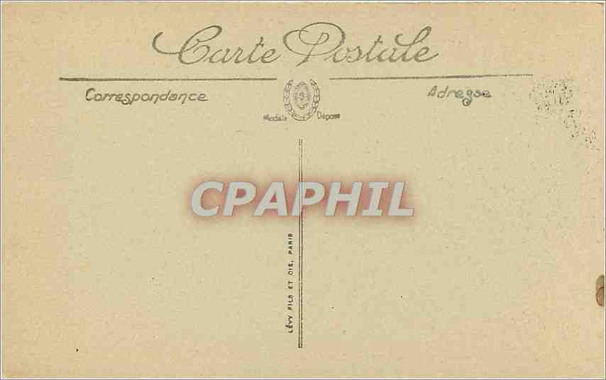 CPA Biarritz Vue generale prise du Phare  — Verso