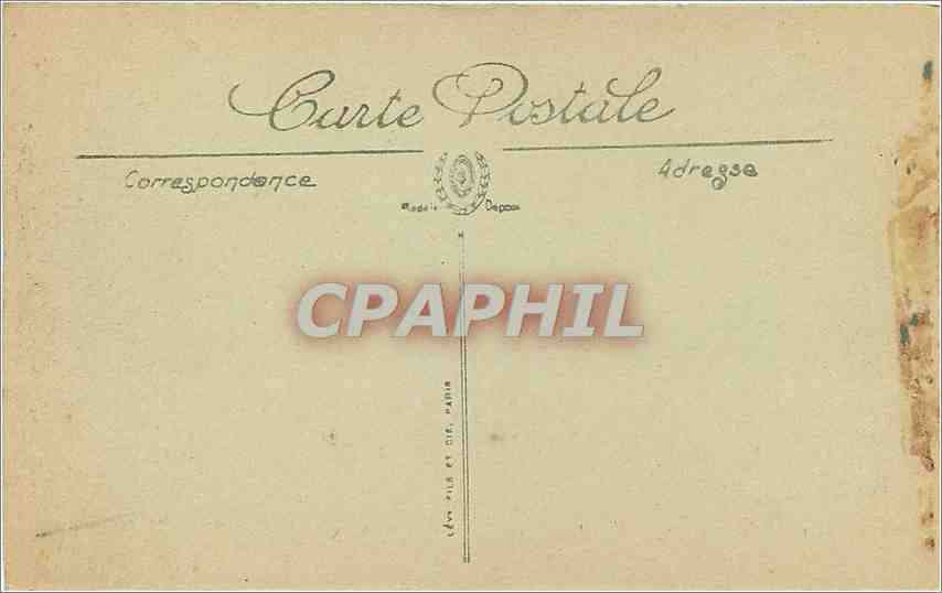 CPA Biarritz Un Coin de la Plage Hotels Regina et du Palais  — Rückseite
