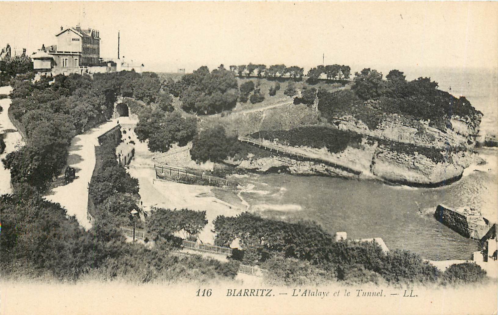 Biarritz — L'Atalaye et le Tunnel — LL. — N° 116