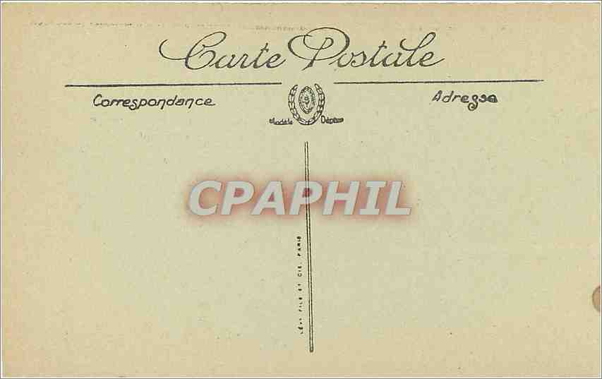 CPA Biarritz Le Casino Municipal  — Verso