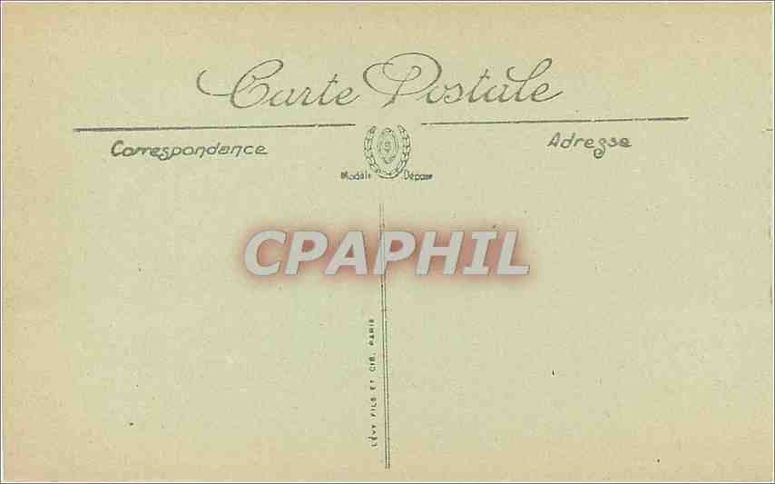 CPA Biarritz Un Coin de la Plage  — Verso