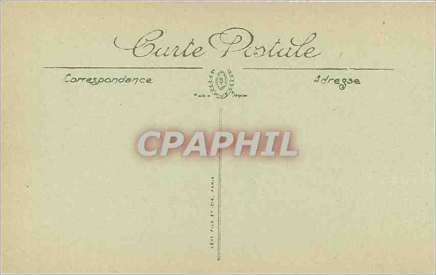 Biarritz — Le Port Vieux et le Rocher de la Vierge — LL. n°66 — Verso