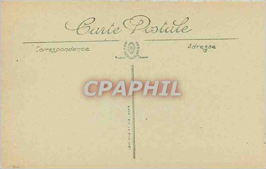 CPA Biarritz Vue generale de la Plage  — Verso