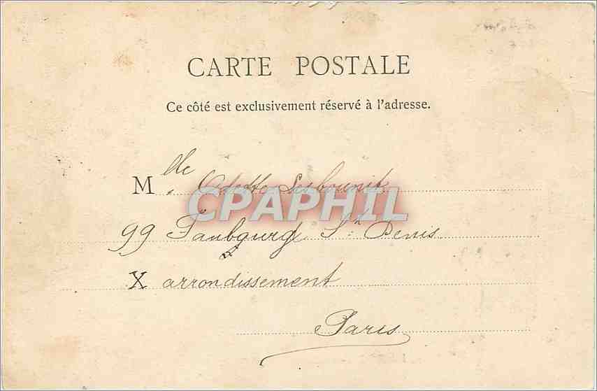 Biarritz — La Plage du Port Vieux — J-H B. édit. Bayonne, n° 18 — Verso
