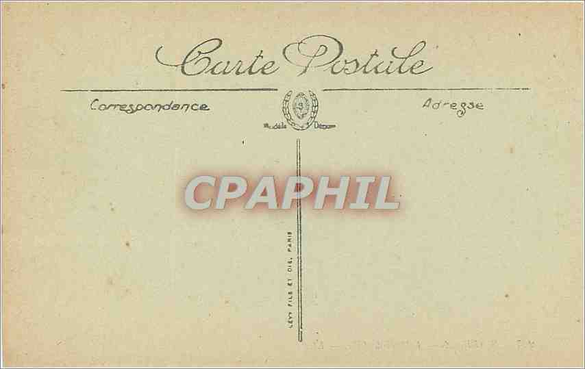 CPA Biarritz L'Hotel de Ville  — Verso