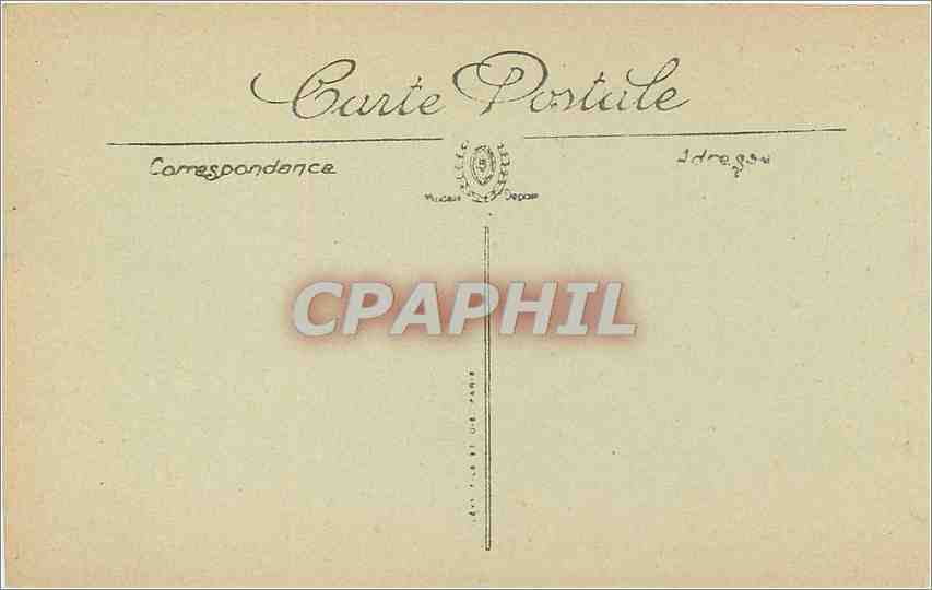 CPA Biarritz La Villa Belza et la Cote des Basques  — Verso