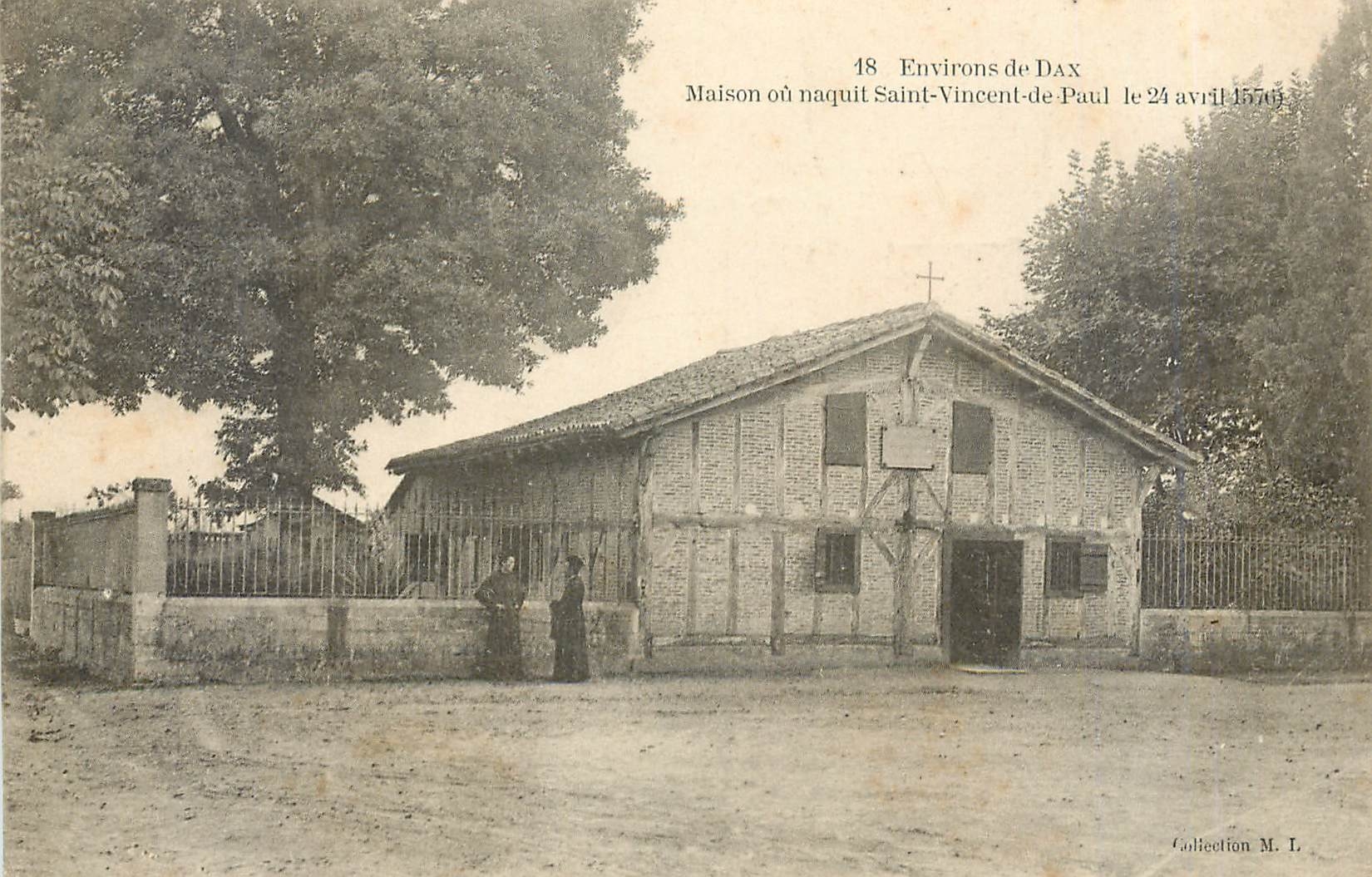 Maison où naquit Saint-Vincent-de-Paul — Environ de Dax — Collection M. L.