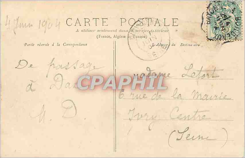 Maison où naquit Saint-Vincent-de-Paul — Environ de Dax — Collection M. L. — Rückseite