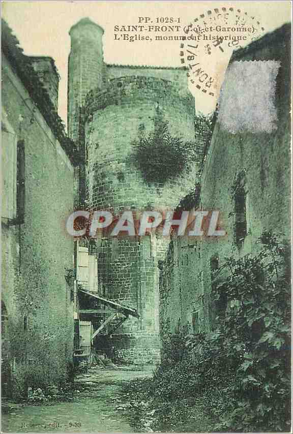 CPA Saint Front Lot et Garonne L'Eglise 