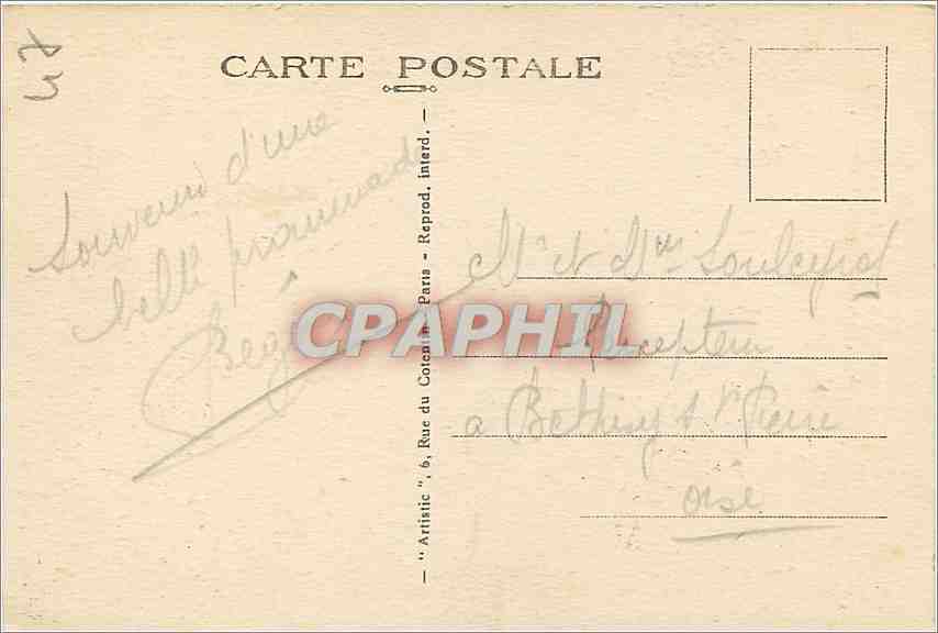CPA Saint Front Lot et Garonne L'Eglise  — Back