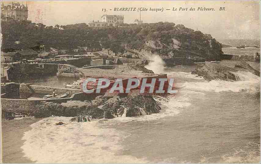 CPA Biarritz Cote basque Le Port des Pecheurs 