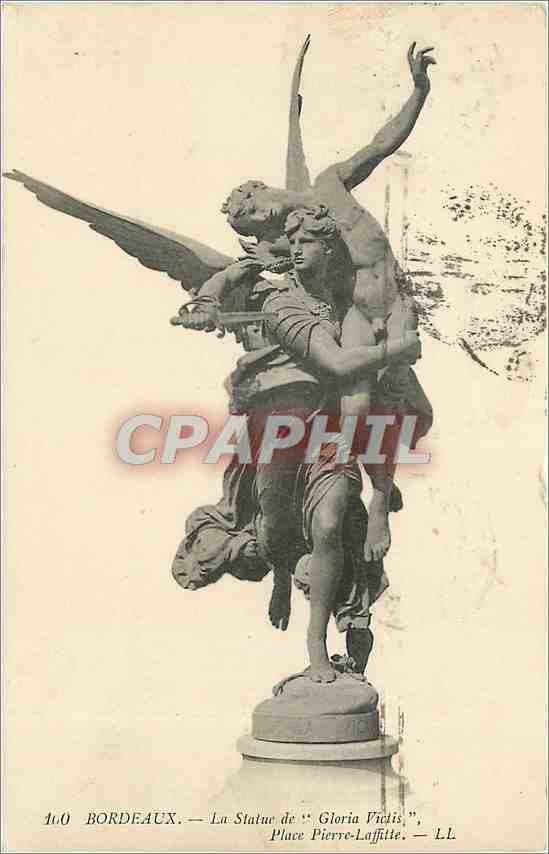 CPA Bordeaux La Statue de Gloria Victis Place Pierre Laffitte 