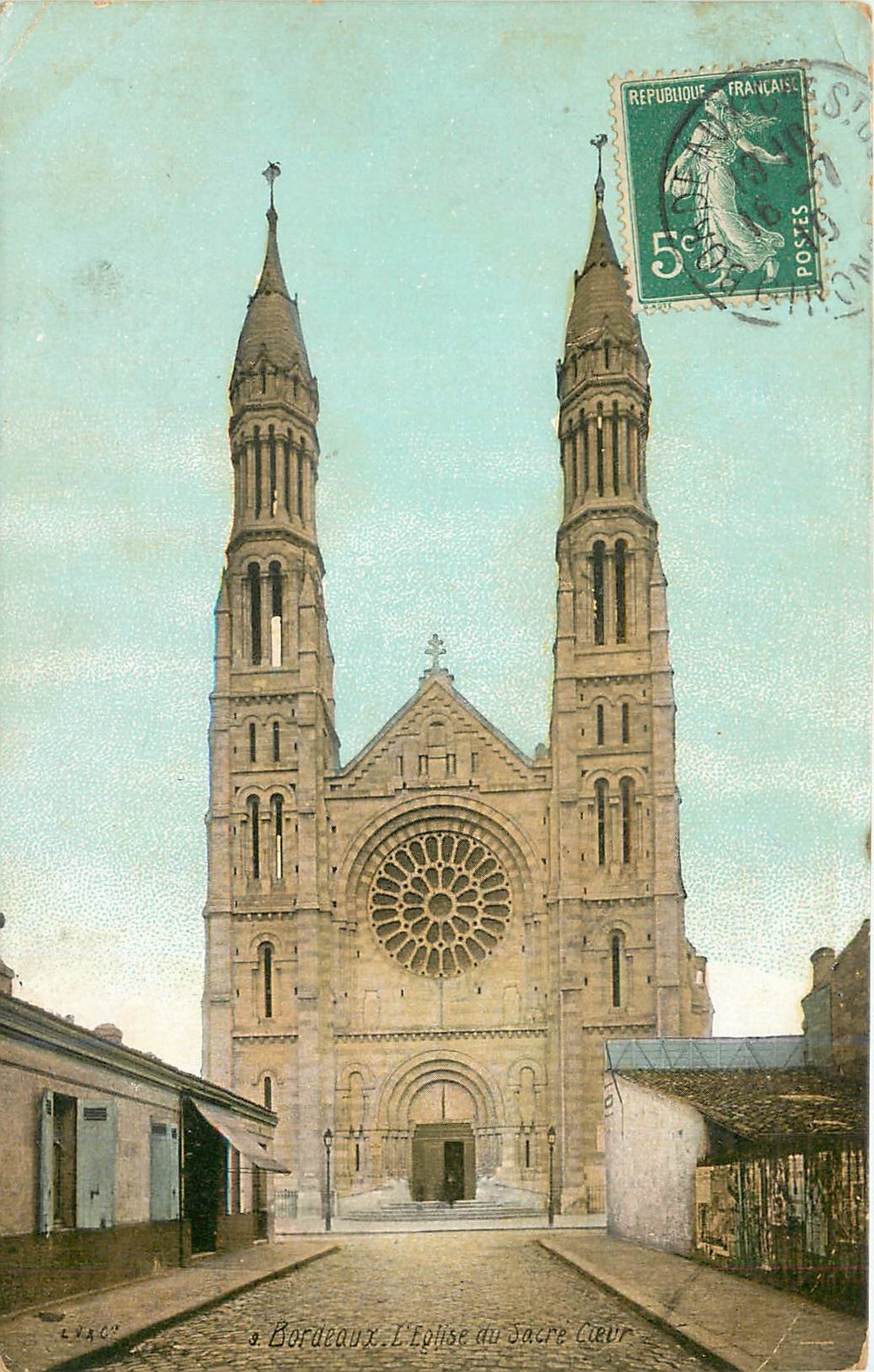CPA Bordeaux L'Eglise du Sacre Coeur 