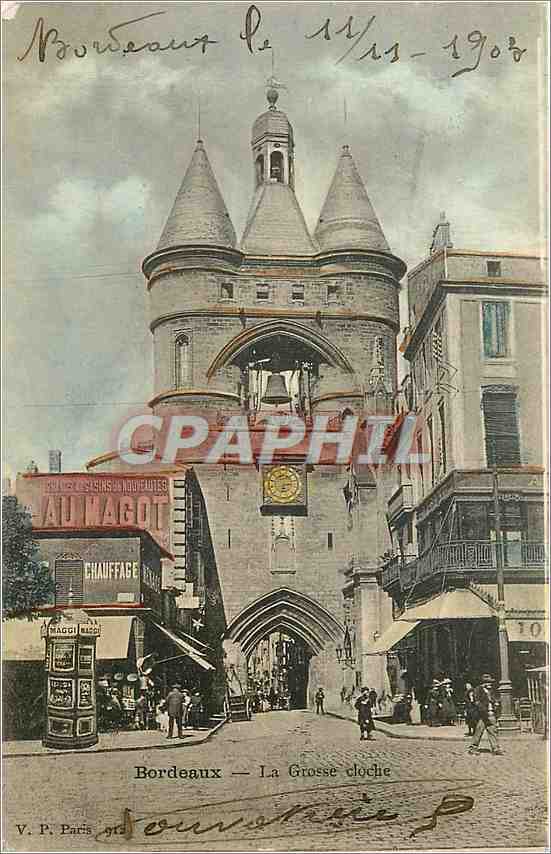 CPA Bordeaux La Grosse cloche Au Magot