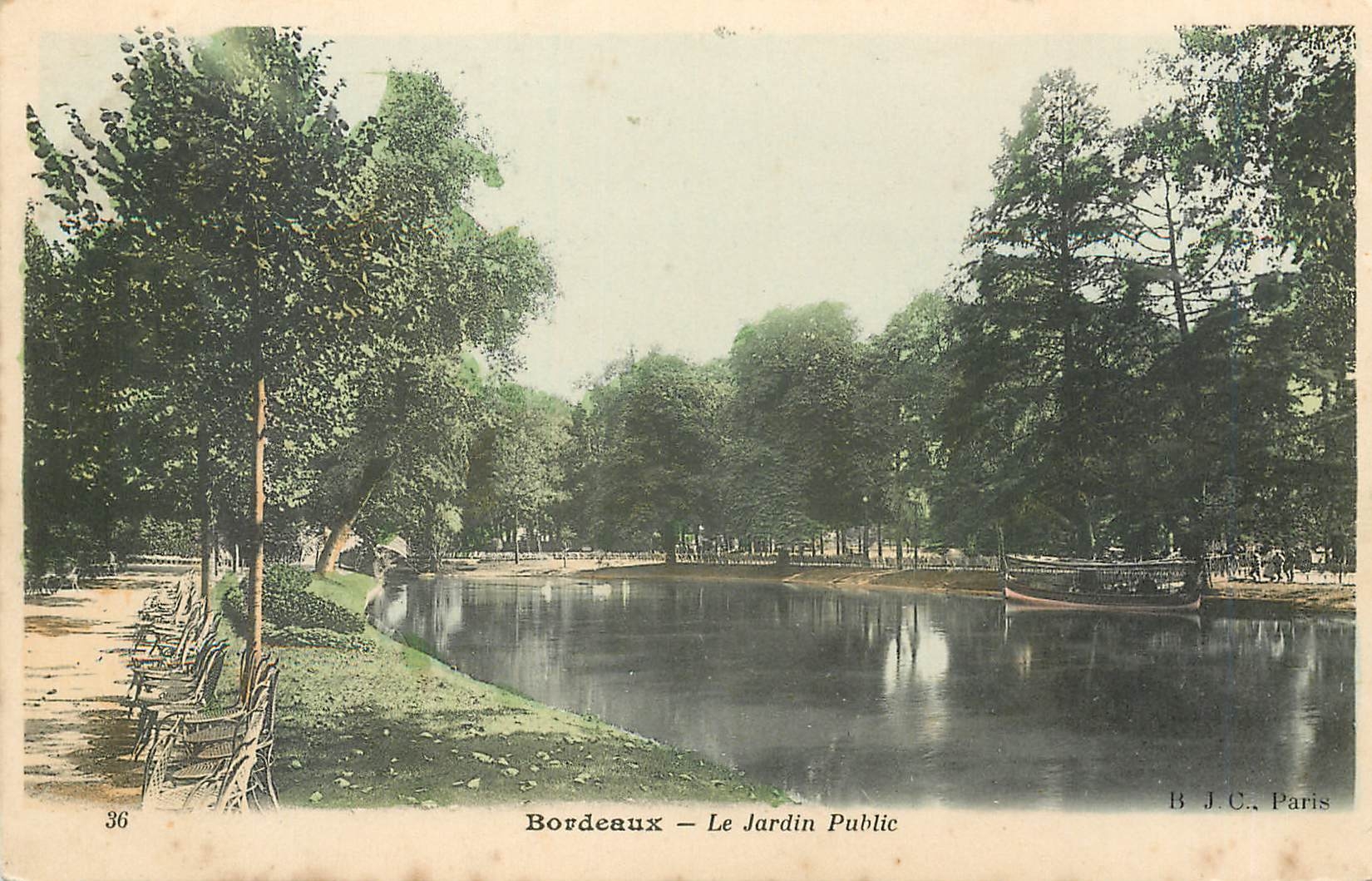 CPA Bordeaux Le Jardin Public 