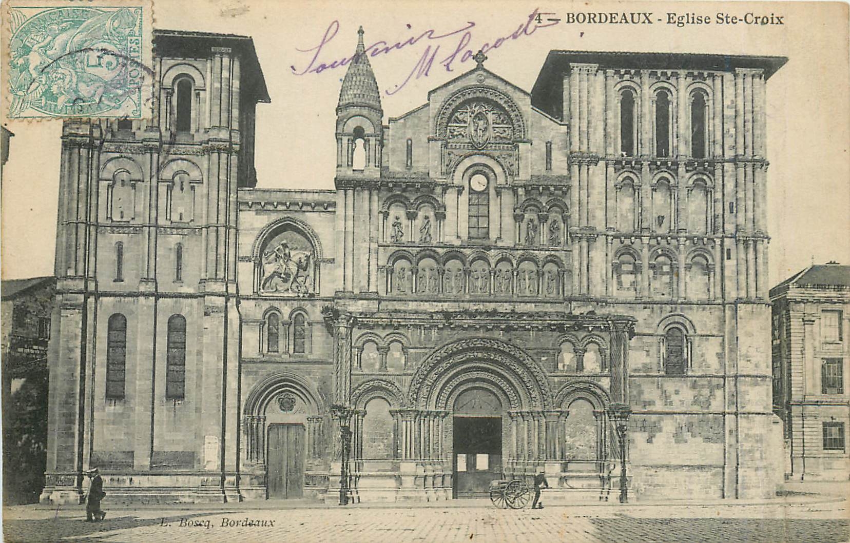 CPA Bordeaux Eglise Ste Croix 