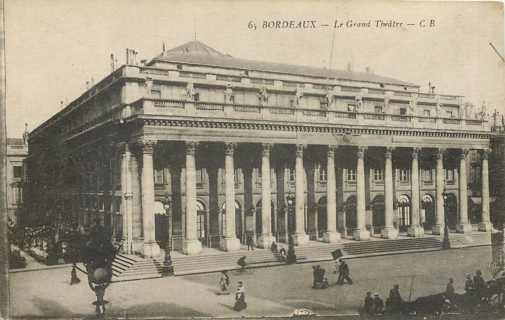 CPA Bordeaux Le Grand Theatre 